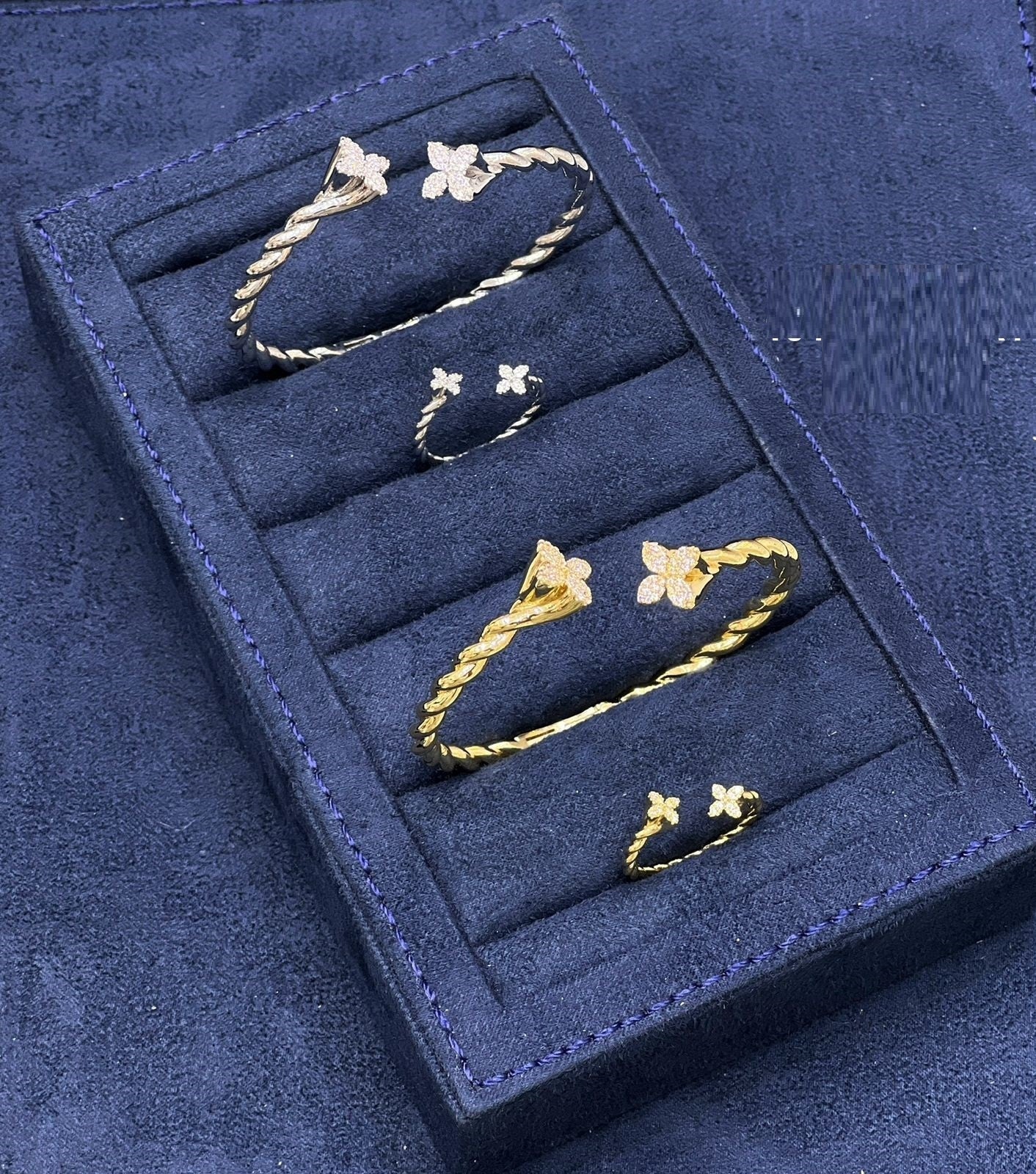 Turquoise Luxe Band Kada Set