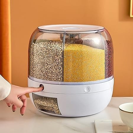 Rotating Grain Storage Dispenser