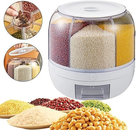 Rotating Grain Storage Dispenser