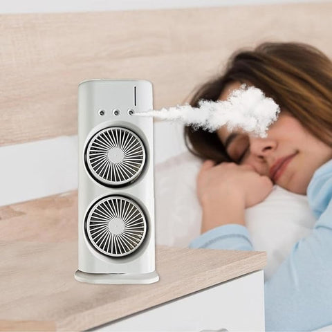 USB Rechargeable Mist Spray Fan