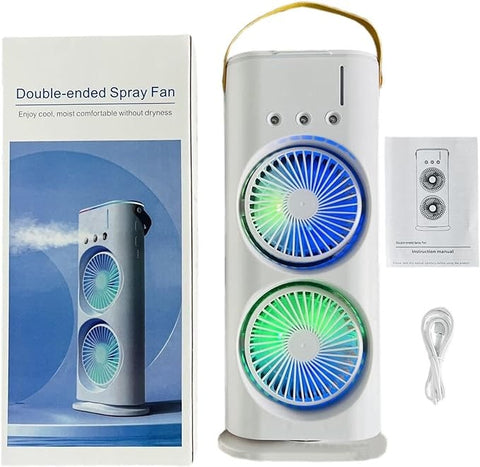 USB Rechargeable Mist Spray Fan