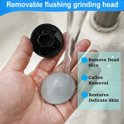 Electric Callus Remover – USB Rechargeable Foot Scrubber with Dual Speed & LED Indicator | Smooth Feet | UAE