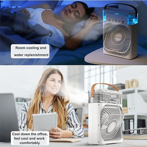 Portable Ice Air Cooler Fan
