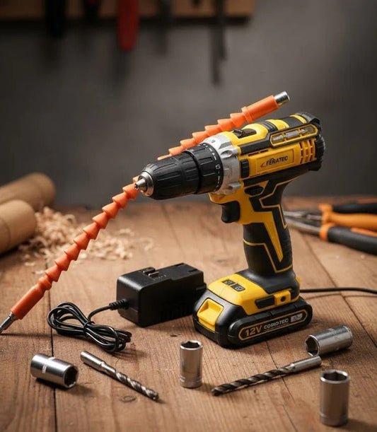 Cordless Rechargeable Drill Machine – Complete 36-Piece Tool Kit