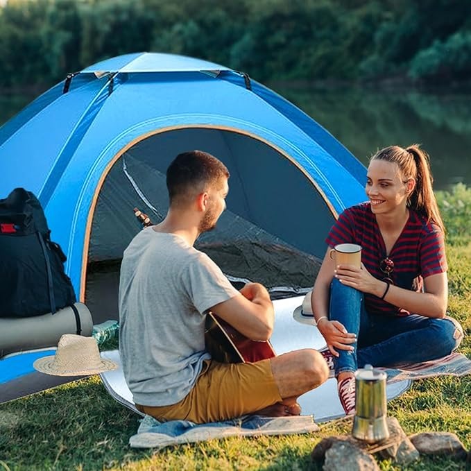 2–3 Person Outdoor Trail Dome Tent (Automatic Pop-Up Style)