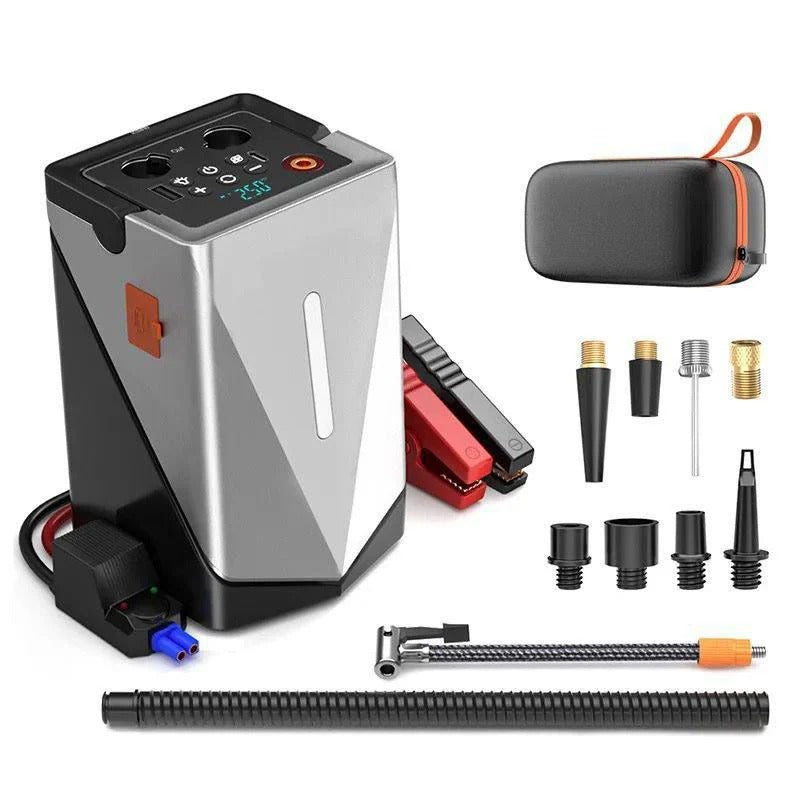 Portable Multi-Function Car Jump Starter &amp; Air Blast Machine