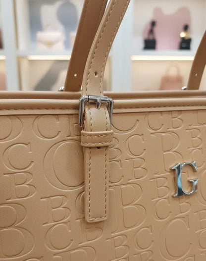 BC Monogram Structured Tote Handbag