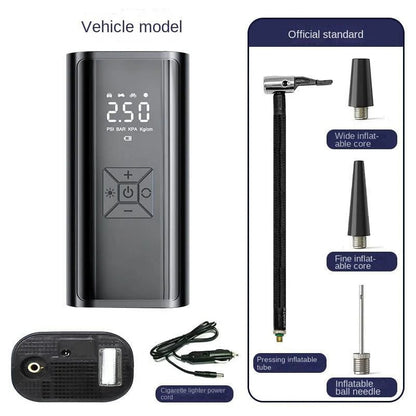 Smart Display Portable Air Compressor – Cordless Tire Inflator with Digital Pressure Gauge | UAE