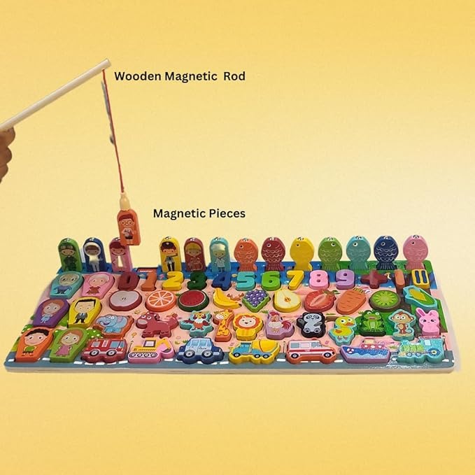 KidzLearn - 6-in-1 Traffic Matching &amp; Counting Board