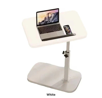 Adjustable Laptop Table – Wood Finish Top with Black Base
