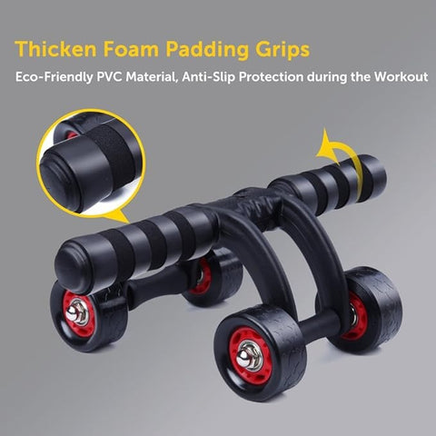 LORDEX Dual Wheel Ab Roller – Core Strength Exercise Wheel
