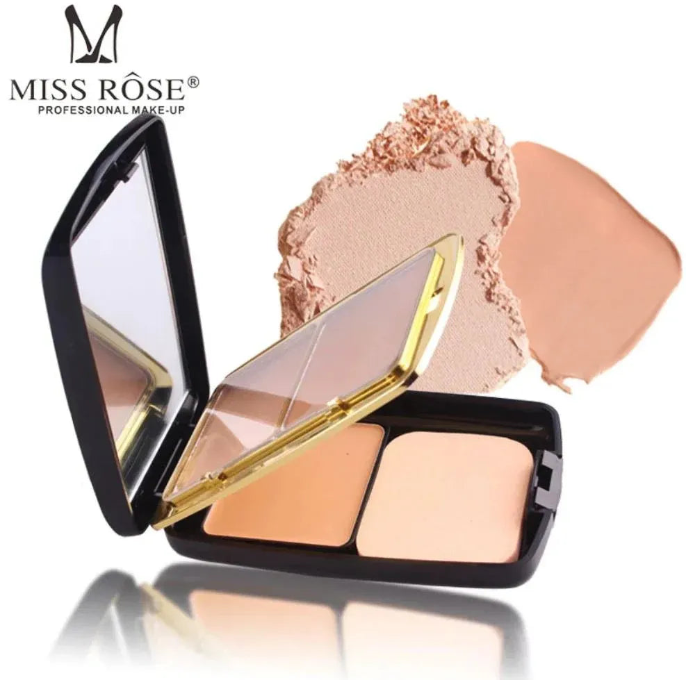 Miss Rose 2-in-1 Powder &amp; Creamy Foundation – 24g
