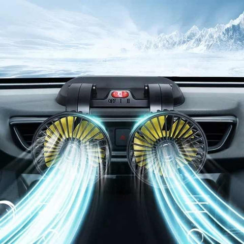 Double Headed Vehicle Fan (CIC922)