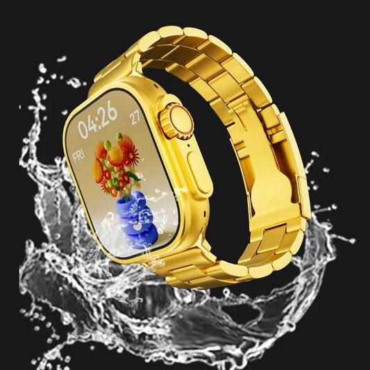 Luxury Gold Smart Watch (Apple Watch Style – Metal Strap Edition)
