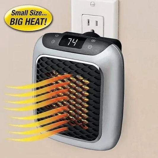 Handy Heater Turbo 800 – Wall Outlet Space Heater with Remote Control