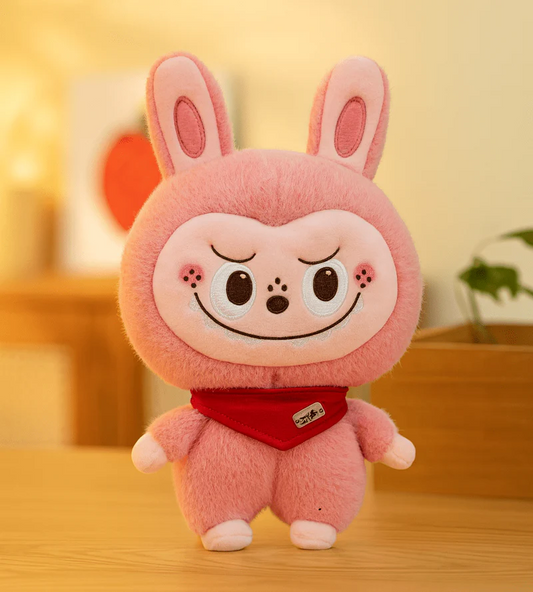 Cute Bunny Plush Toy – Soft Multicolor Cuddly Gift Doll