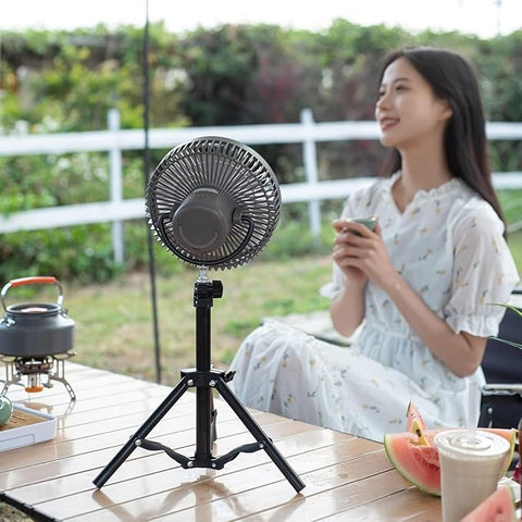 Outdoor Camping Fan – Portable Cooling for Every Adventure 🌲❄️