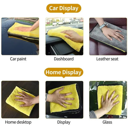 Double Side Microfiber Cloth (Pack of 2)