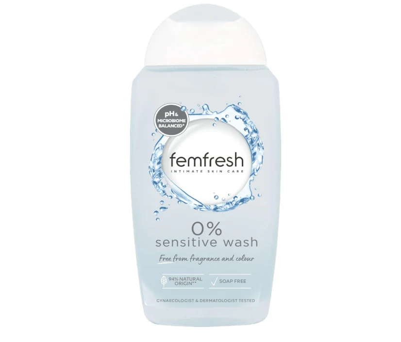 Femfresh 0% Sensitive Intimate Wash – Fragrance &amp; Colour Free