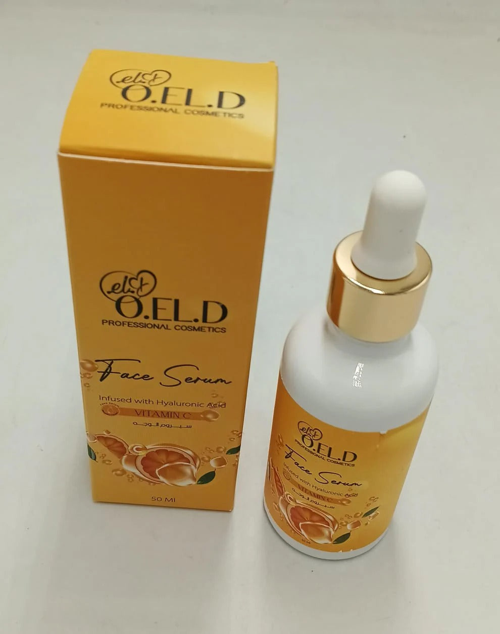 O.E.L.D Vitamin C Face Serum 50ml – Hyaluronic Acid Brightening Skin Care