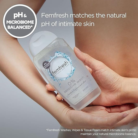 Femfresh 0% Sensitive Intimate Wash – Fragrance &amp; Colour Free