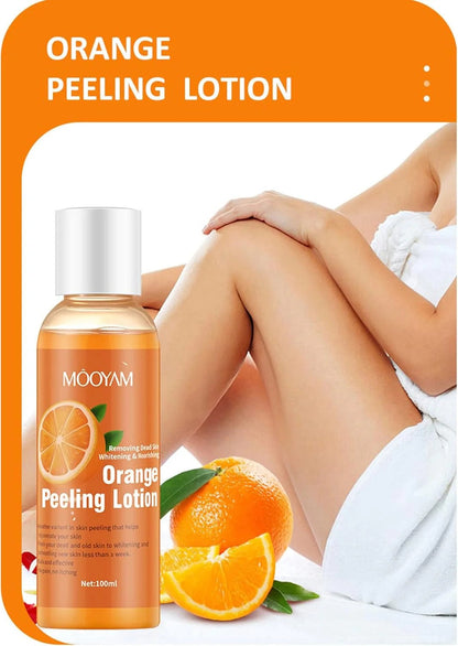 Mooyam Orange Peeling Lotion 100ml – Whitening & Dead Skin Removal