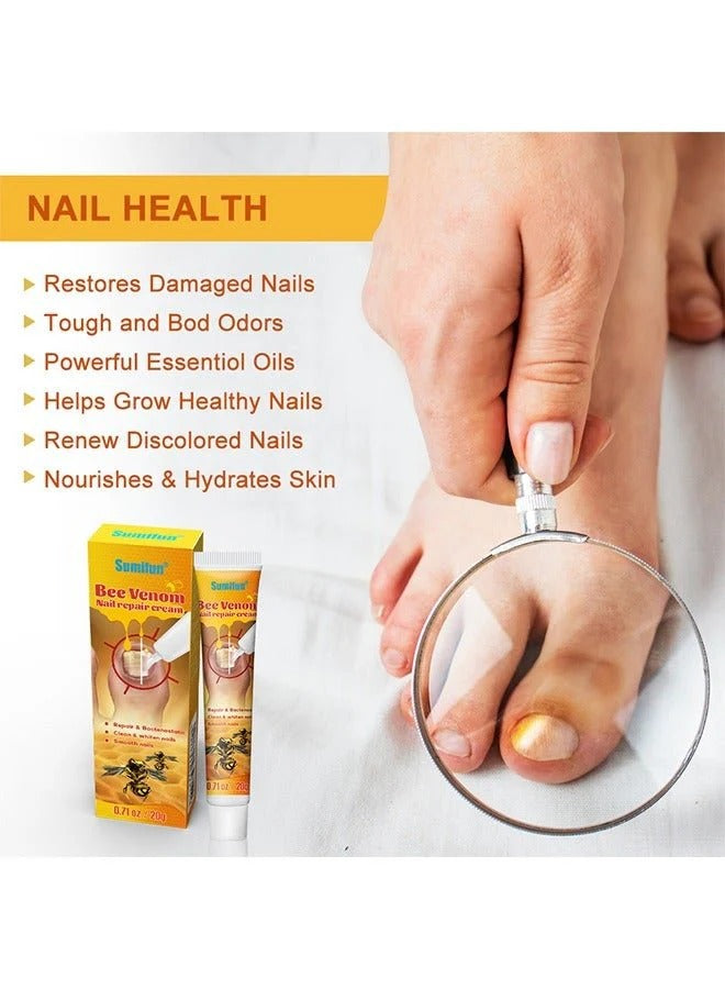Sumifun Bee Venom Nail Cream 20g – Nail Repair, Strengthen & Whiten