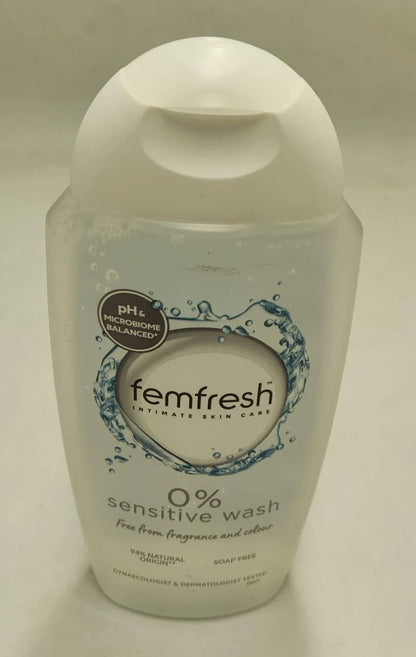 Femfresh 0% Sensitive Intimate Wash – Fragrance &amp; Colour Free