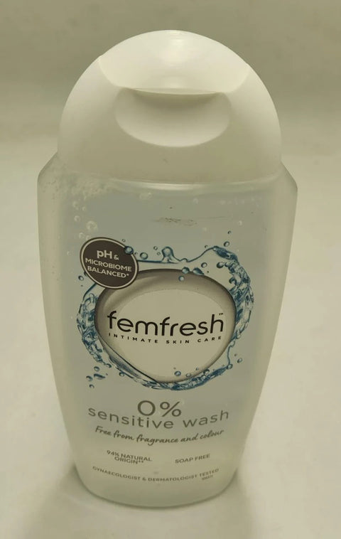 Femfresh 0% Sensitive Intimate Wash – Fragrance &amp; Colour Free