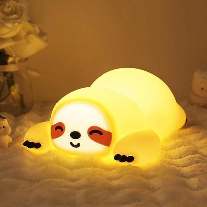 Sloth Night Light – Soft LED Bedside Lamp