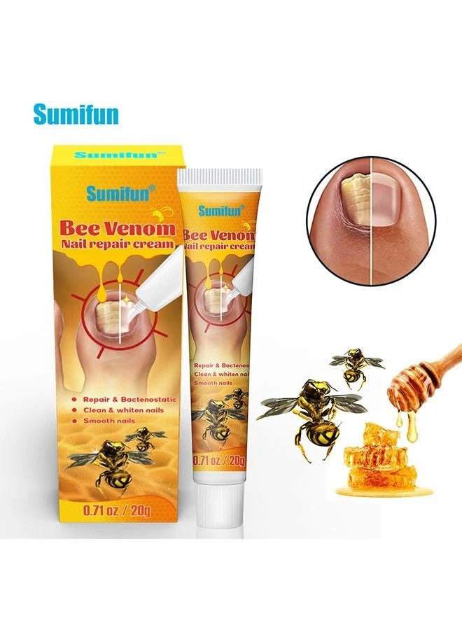 Sumifun Bee Venom Nail Cream 20g – Nail Repair, Strengthen & Whiten