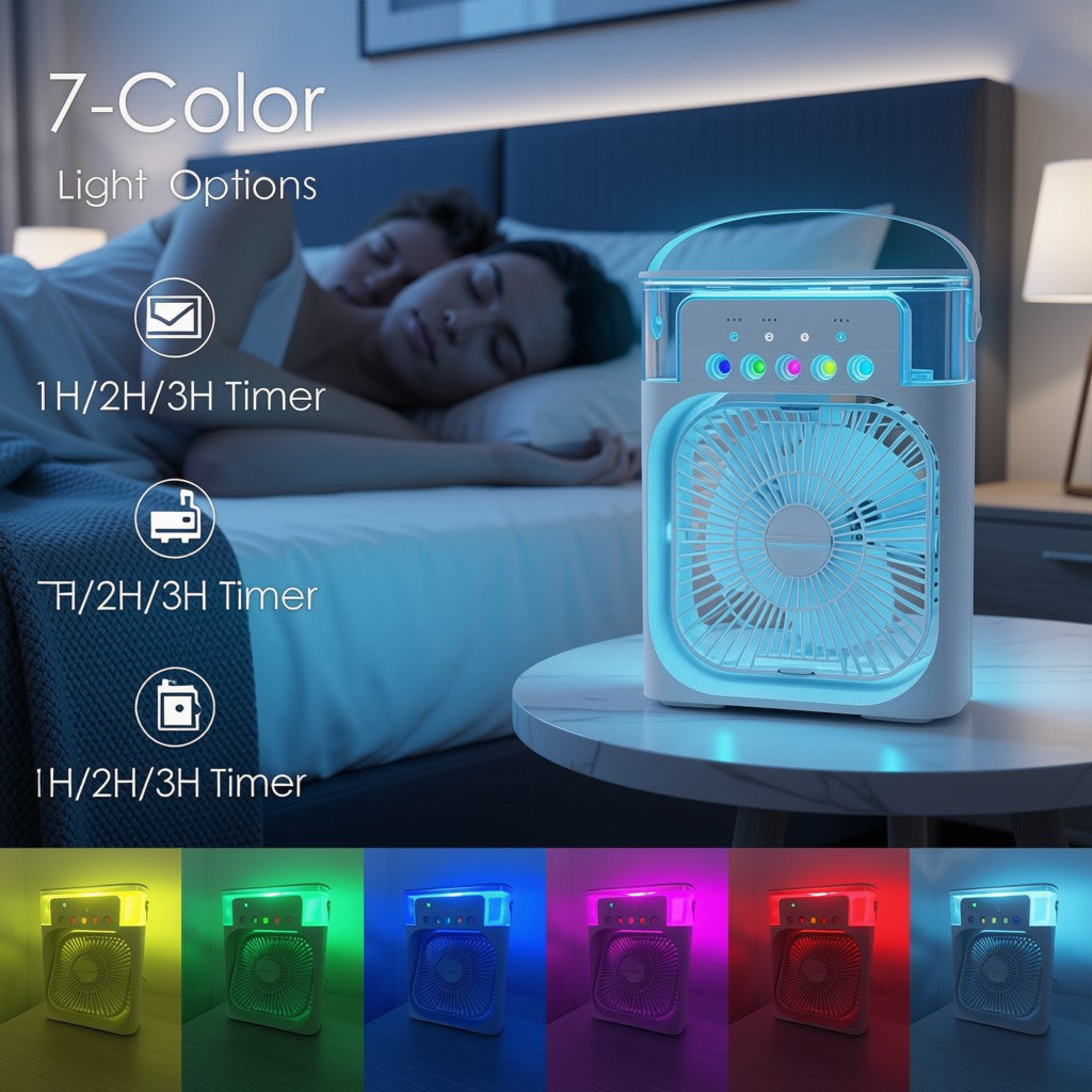 Portable Ice Air Cooler Fan