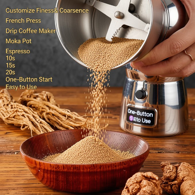 Stainless Steel Electric Grinder