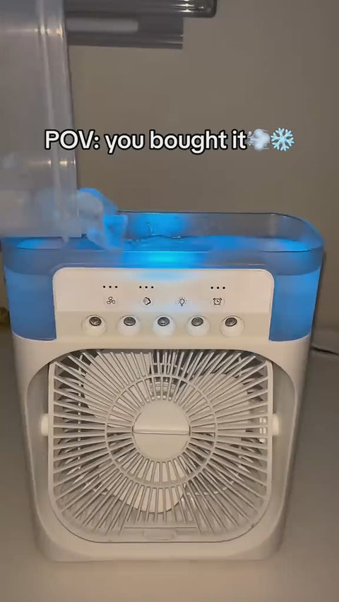 Portable Ice Air Cooler Fan